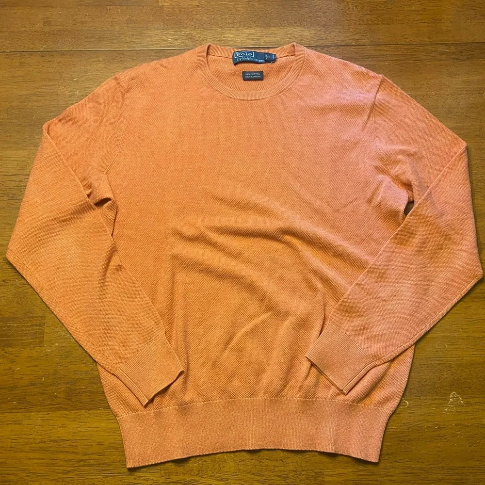 Vintage Polo Ralph Lauren Men's Cashmere Blend Crewneck Sweater